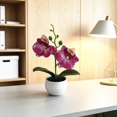 Artificial orchid arrangement - orchid,