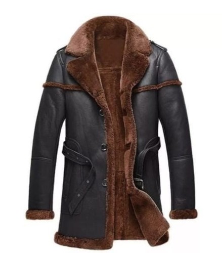 Men sheepskin shearling long - sheepskin,