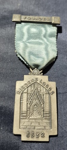 Masonic founders jewel risdene - masonic, jewel-risdene