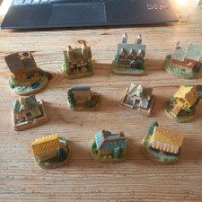 Collection Of Tetley Tea Folk Cottages