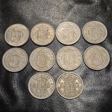 10x Halfcrown Joblot