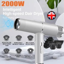 2000W Professional Hair Dryer Fast Drying Ionic Hairdryer Diffuser Hairdryer UK
