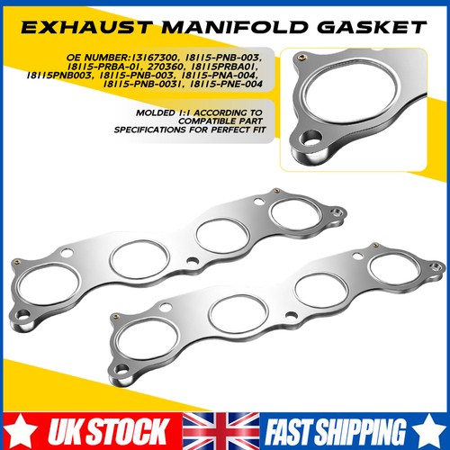 Exhaust manifold gasket - exhaust, x2