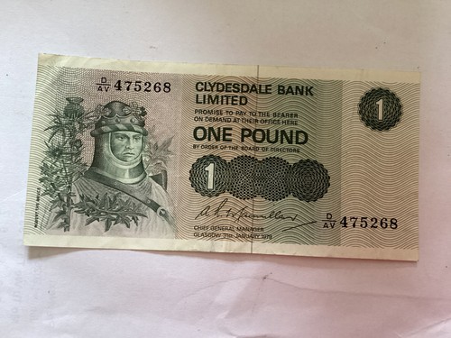 Clydesdale bank note - £1,