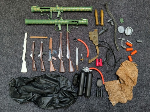 Vintage action man weapons - man,
