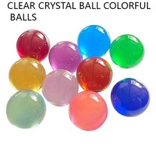 Crystal Ball Colorful Balls Crafts Marbles Sphere 10 15 16 18 20 - 120mm Clear