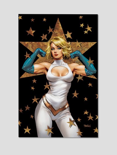 Power girl premium giclee - premium,