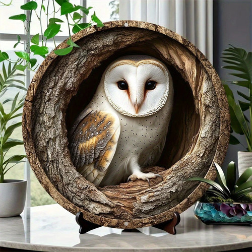 20x20cm stunning owl garden - 20x20cm,
