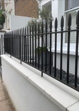 MADE TO MEASURE SOLID WROUGHT IRON METAL FENCING/RAILING PANEL