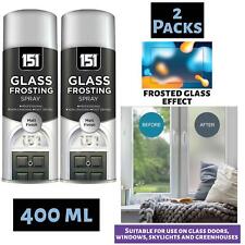 2x 151 Glass Frosting Spray