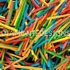 500 pcs colour wooden - pcs,