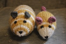 Knitted mice