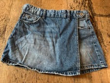 Zara Girls Blue Denim Skort