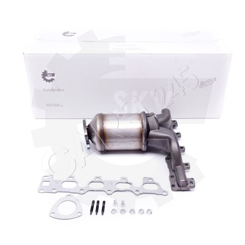 Front catalytic converter - front,