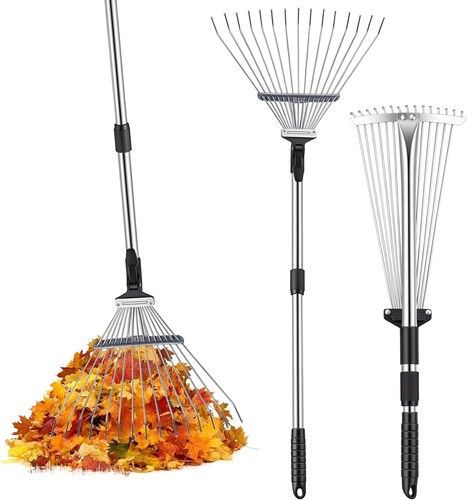 Garden rake adjustable - rake,