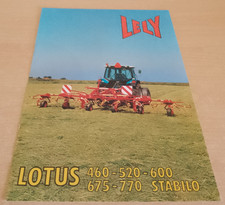 Lely Lotus Stablio Tedder Rake Farm Agriculture Leaflet