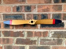 NICE OLD VINTAGE WOODEN AIRCRAFT PROPELLER STAMPED AUX 78 PROBABLY AUXILARY PUMP