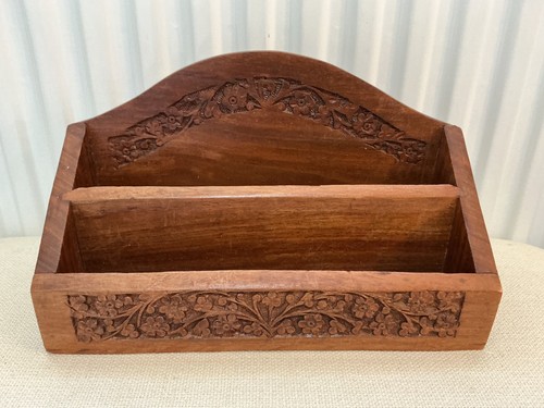 Wooden letter rack - letter, desk