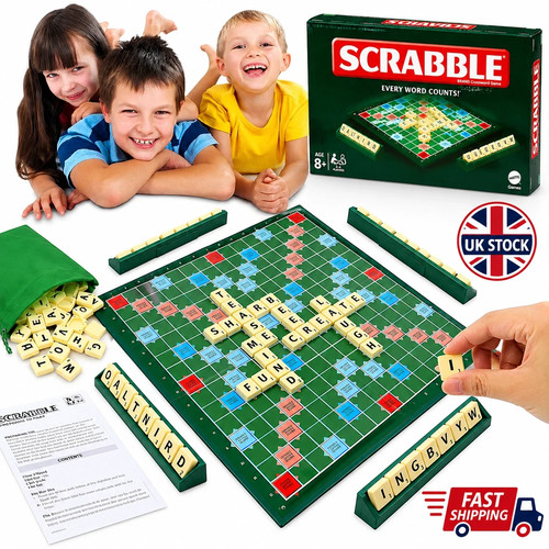 Scrabble board game - game, family