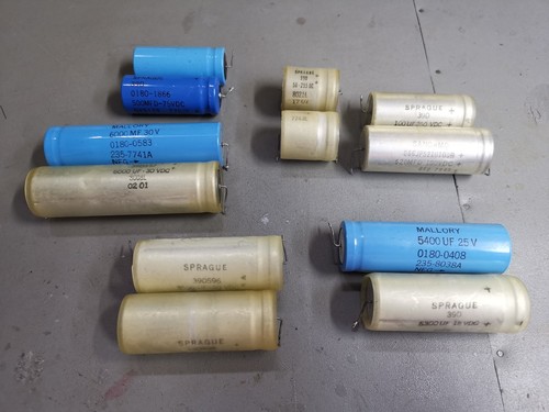 Joblot axial electrolytic - of,
