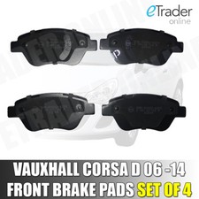 VAUXHALL CORSA D MK3 FRONT BRAKE PADS BRAND PREMIUM QUALITY 2006 - 2015 PAD SET
