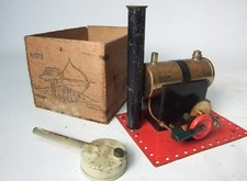 Bowman M175 live steam engine on Meccano base, part boxed
