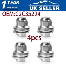 Fits 4 x WHEEL NUT Jaguar XJ / XF / S-Type / X-Type Part C2C35294 Jag Spare