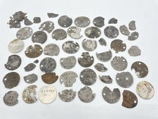 WW2 British Army Relic Dog Tag Job Lot Inc Brown, Tandy, Steele, Holman Etc