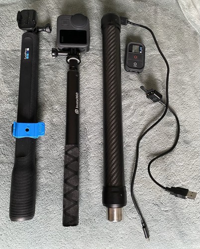 Pro action camera filming - go,