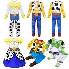 Kids Toy Story Woody Jessie Buzz Lightyear Fancy Dress Cosplay Costume Halloween