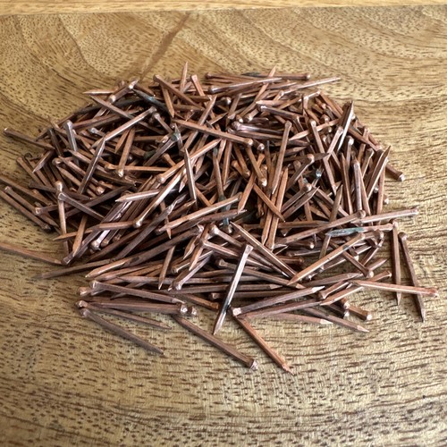 Copper rosehead nails boat - nails,