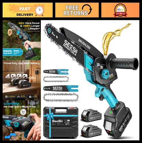 Cordless mini chainsaw 6 - mini, 6"