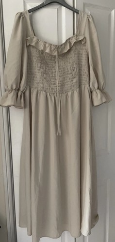Ladies gypsy dress beige size - gypsy,