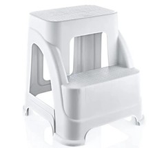 NON-SLIP  2 STEP STOOL DUAL