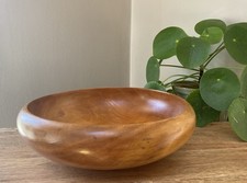 Vintage hand turned wooden - hand,