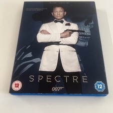 Spectre  - Blu-ray + Unused Ultraviolet Code + Slipcover - Excellent Condition