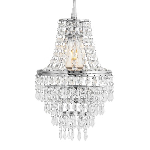 Acrylic light shade teardrop - light,
