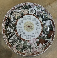 Wedgwood 2004 Daily Mail Commissioned Calendar Plate Floral Design