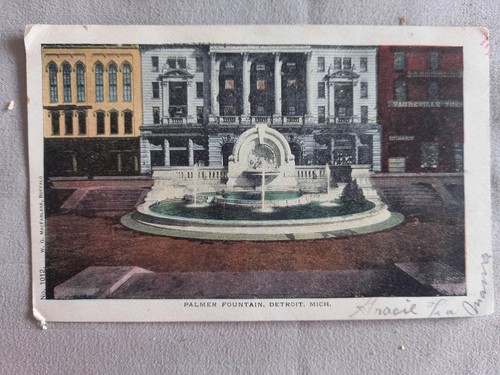 Detroit postcard palmer - detroit, mi