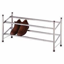 Chrome 2 Tier Shoe Rack