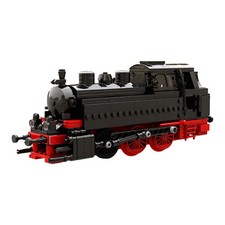 Building Blocks Trains Set 372 PCS BR 80 Steam Engine Vintage Train Model Bricks