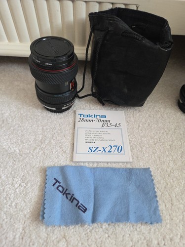 Tokina lens camera - tokina, fitting