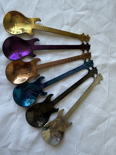 Novelty guitar spoon set - novelty,