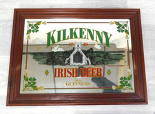 Kilkenny Irish Beer Guinness Pub Advertising Mirror 22" x 16" (Hol)