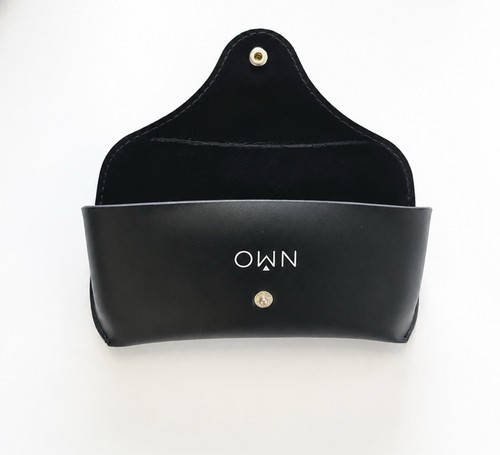 Own black glasses case - own,