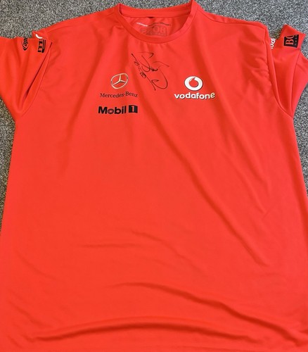 Jenson button hand signed - button,