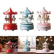 Christmas Wooden Carousel