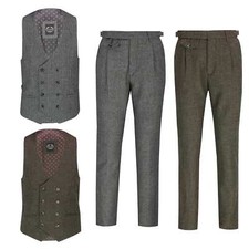 Mens grey brown herringbone - mens,