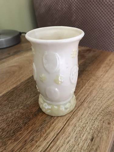 Belleek bone china vase