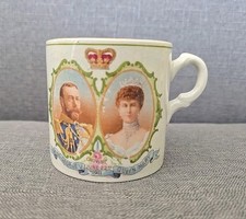 Royal Commemorative Mug King George V & Queen Mary 1911 Vintage Rare